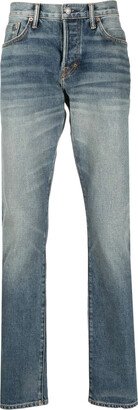 Blue Denim Stretch Slim Fit Denim