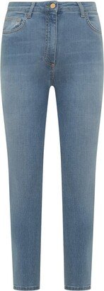 Straight-Leg Slim-Fit Jeans-AB