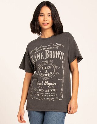 KANE BROWN Whiskey Womens Oversized Tee