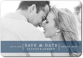 Save The Date Cards: Capturing Magic Save The Date, Blue, Matte