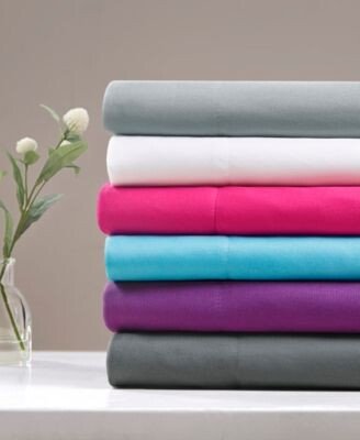 Side Storage Pockets Microfiber Sheet Sets