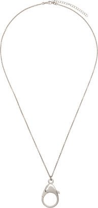 Silver Closure Clasp Necklace