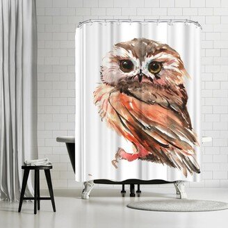 71 x 74 Shower Curtain, Owl 3 by Suren Nersisyan