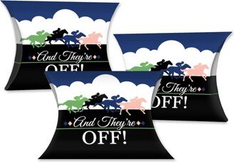 Big Dot of Happiness Kentucky Horse Derby - Favor Gift Boxes - Horse Race Party Petite Pillow Boxes - Set of 20