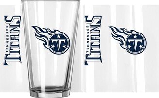 Tennessee Titans 16 Oz Team Wordmark Game Day Pint Glass