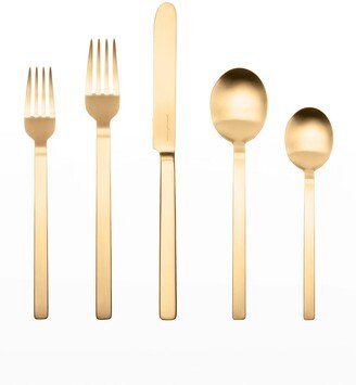 Stile Ice Oro 20-Piece Flatware Set