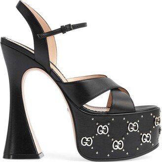 GG stud-detailed platform sandals