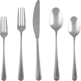 Keene Hammered Mirror 20-Piece Flatware Set, Service for 4-AA