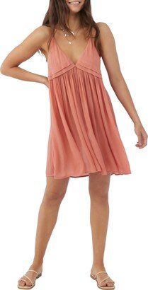 Saltwater Solids Avery Crinkle Cotton Cover-Up Dress