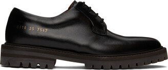 Black Leather Derbys-AA