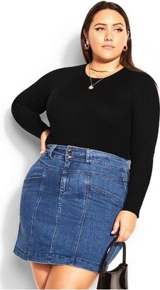 CCX | Women's Plus Size Jumper Ella - Black - 22W