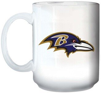 Memory Company Multi Baltimore Ravens 15 oz Primary Logo Mug