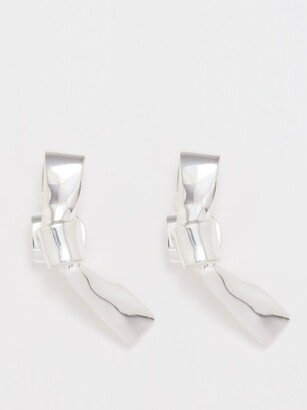 Cravat Small Sterling-silver Earrings