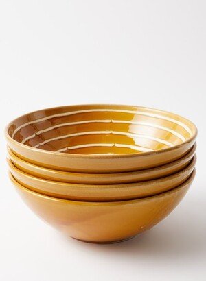 The Conran Shop Set Of Four Swirl Stoneware Bowls