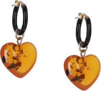 Heart Shape Charm Earrings