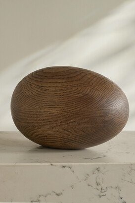 Fourth Street - Egg Smoked Oak Sculpture - Brown