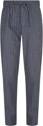 Cotton Check Pyjama Bottoms-AA