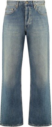 5-Pocket Straight-Leg Jeans-AD