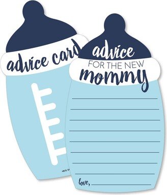 Big Dot Of Happiness Baby Boy Bottle Baby Shower Advice Cards - Set of 20