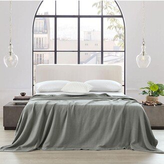 Egyptian Linens 100% Cotton 2-Ply Sheet Blanket/Throw, Full/Queen