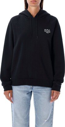 Serena Logo Embroidered Drawstring Hoodie