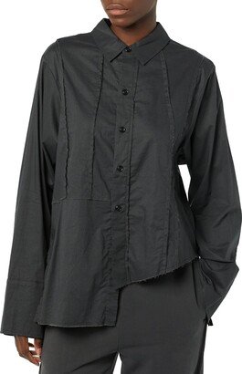 rare/self All-Gender Pieced Cotton Button Down Shirt