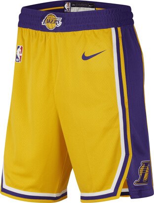 Los Angeles Lakers Icon Edition Men's NBA Swingman Shorts in Yellow