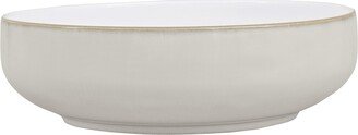 Natural Canvas Serving Bowl - White/natu