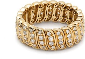 18kt yellow gold Zoe diamond ring