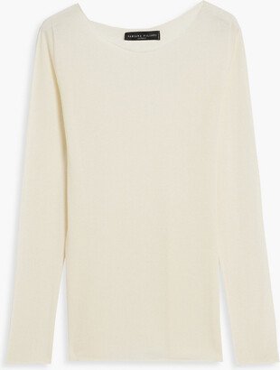 Cashmere and silk-blend sweater