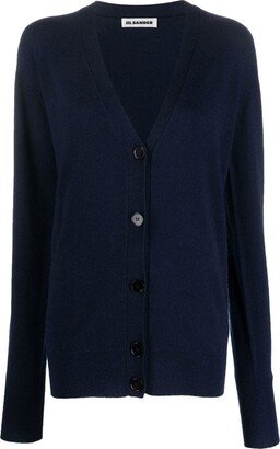 Button-Down Cashmere Cardigan-AA