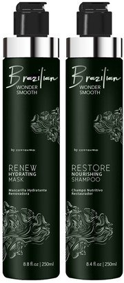 Cortex Beauty Cortexpro 2Pc Wonder Smooth Restore Nourishing Shampoo & Renew Hydrating Mask-AA