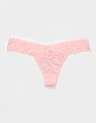 LOVE LIBBY Lace Waist Thong