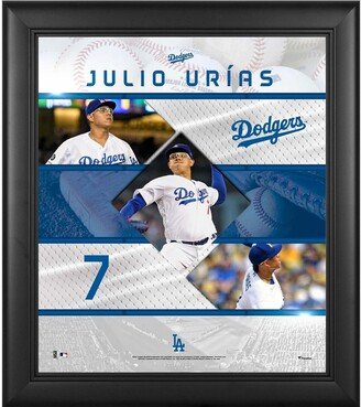 Fanatics Authentic Julio Urias Los Angeles Dodgers Framed 15 x 17 Stitched Stars Collage