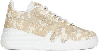 Paint-Splatter Logo Sneakers