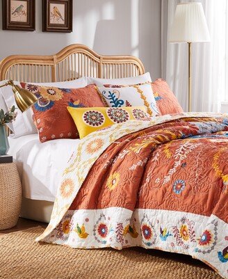 Topanga Quilt Set, 3-Piece Full - Queen