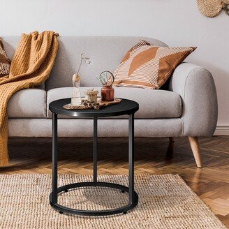 Pellebant Round Steel Side Table End Table