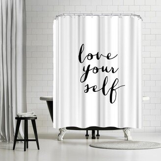 71 x 74 Shower Curtain, Love Your Self by Motivated Type