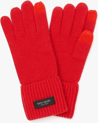 Sam Label Knit Tech Gloves