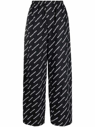 Logo Print Pyjama Trousers