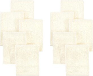 Baby Unisex Rayon from Bamboo Luxurious Washcloths, Cream, One Size