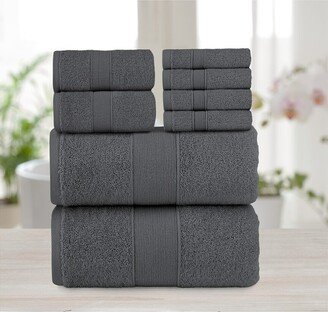 Premium 8Pc Pure Turkish Cotton Towel Set-AB