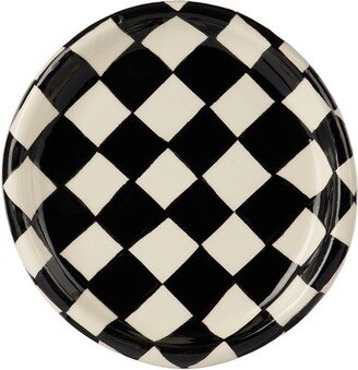 Jess Sellinger Ceramics Black & White Checkered Tray