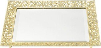 Olivia Riegel Nature-Inspired Isadora Beveled Mirror Tray