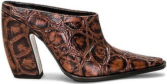 Tex Mule Pumps in Brown