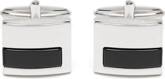 Square Engraved-Logo Cufflinks