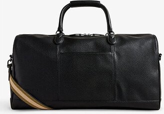 Black Kalvin Branded Faux-leather Holdall