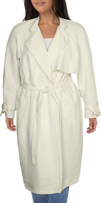 Plus Womens Long Cold Weather Trench Coat