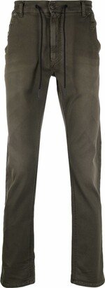 Krooley tapered-leg drawstring jeans