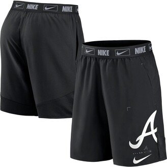 Men's Black Atlanta Braves Bold Express Performance Shorts